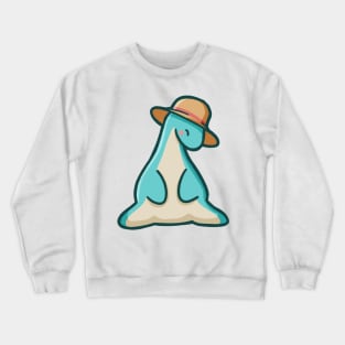 Cute long neck, Summer dino, dinosaur Crewneck Sweatshirt